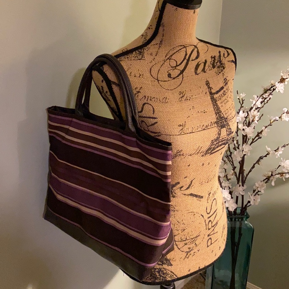 Striped Tote/Beach/Pool Bag